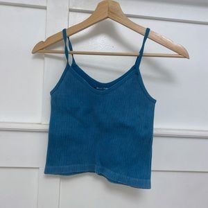 Free People Bella Seamless Cropped Ribbed Cami Medium